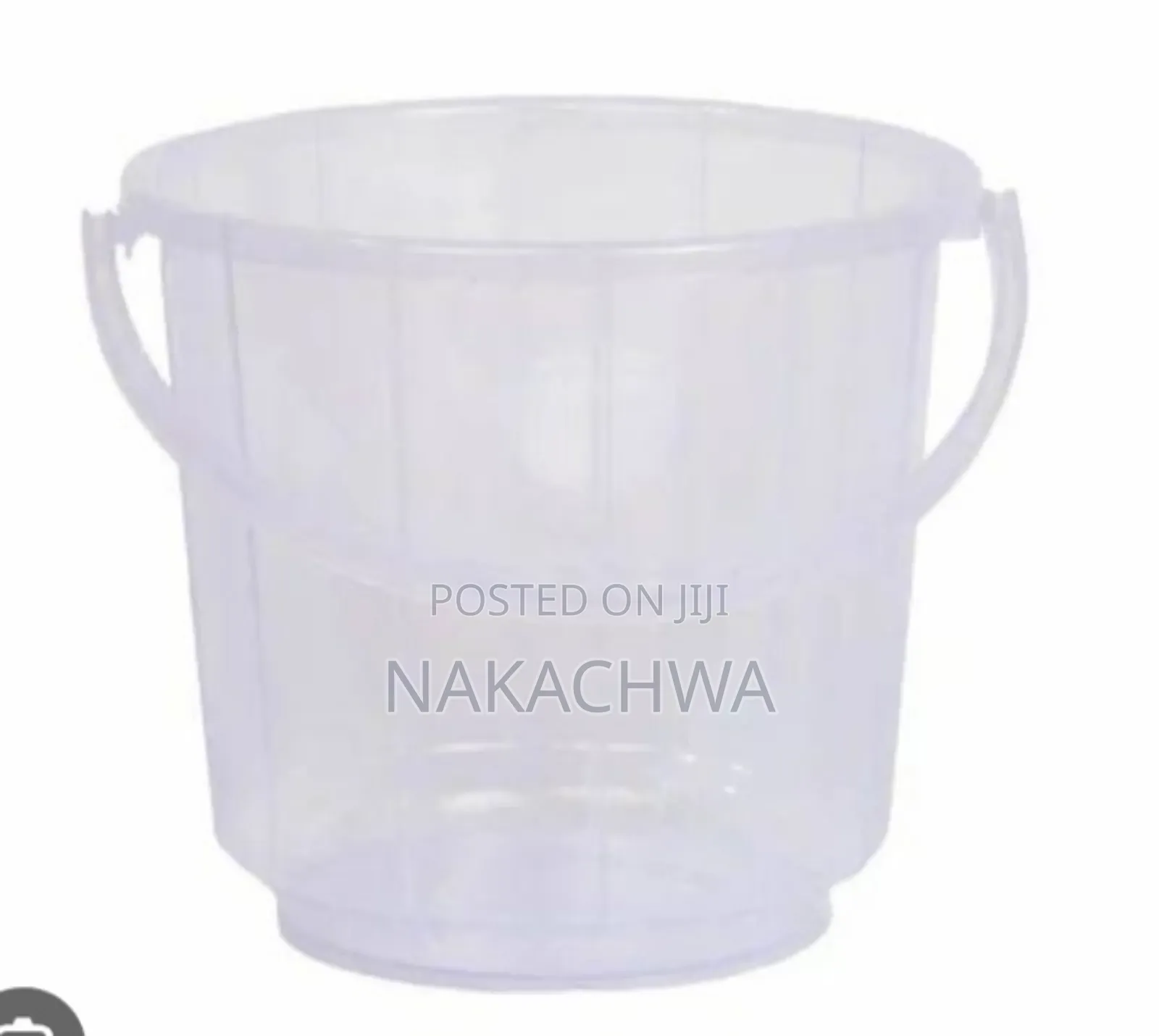 Large 20litres of Clear Plastic Bucket