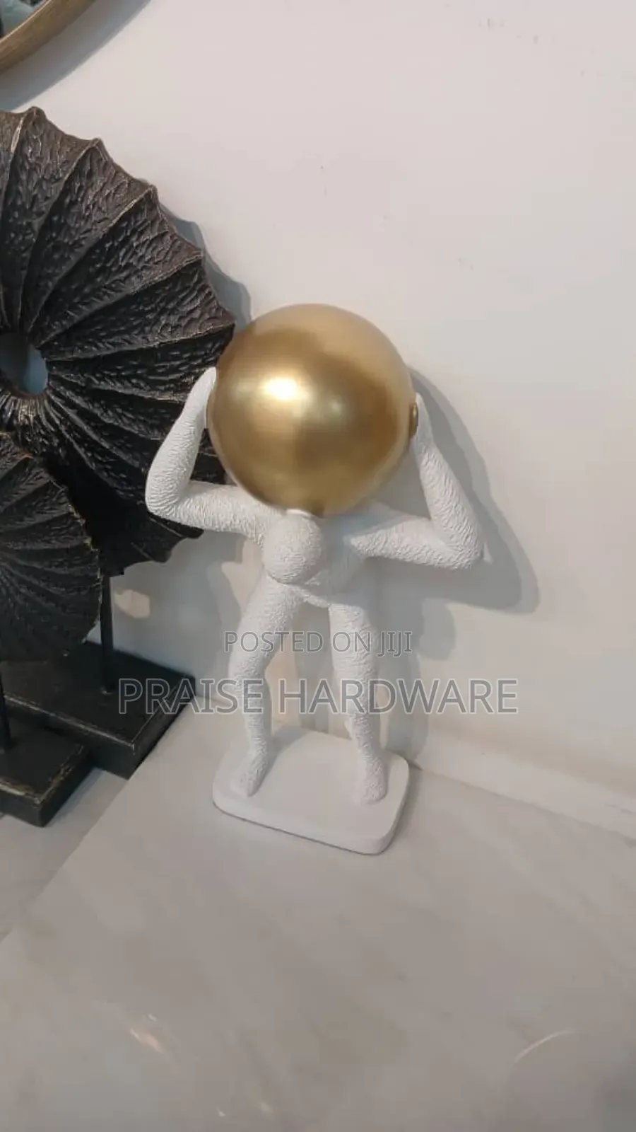 White Man Carrying Globe