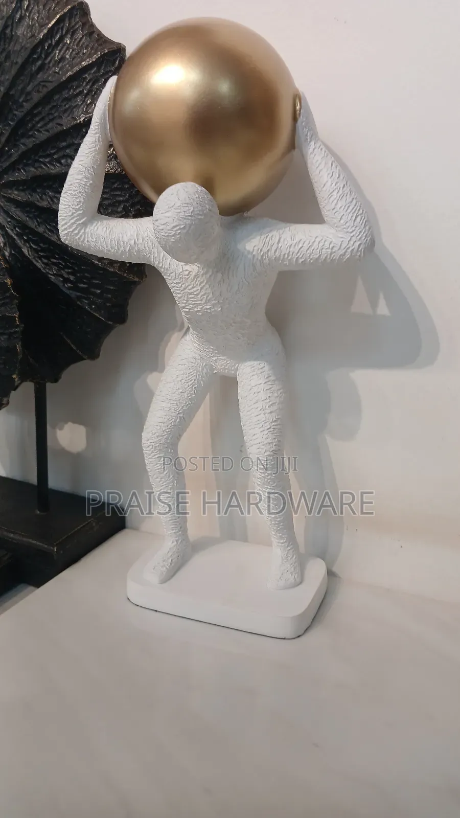 White Man Carrying Globe