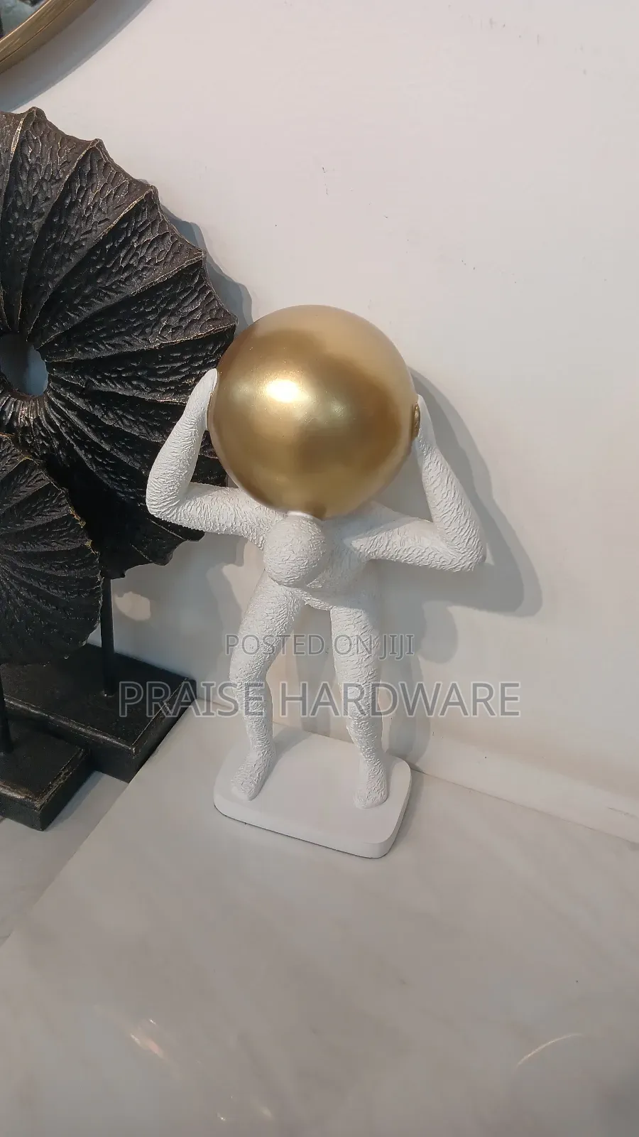 White Man Carrying Globe
