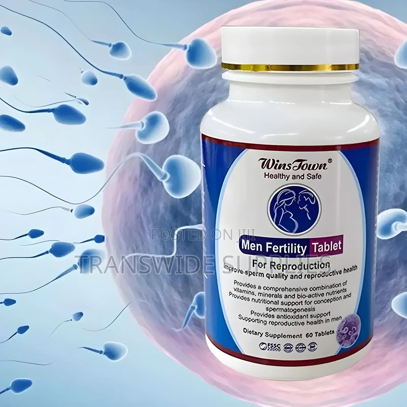 Winstown Men Fertility Tablets 60s - Healthy and Safe