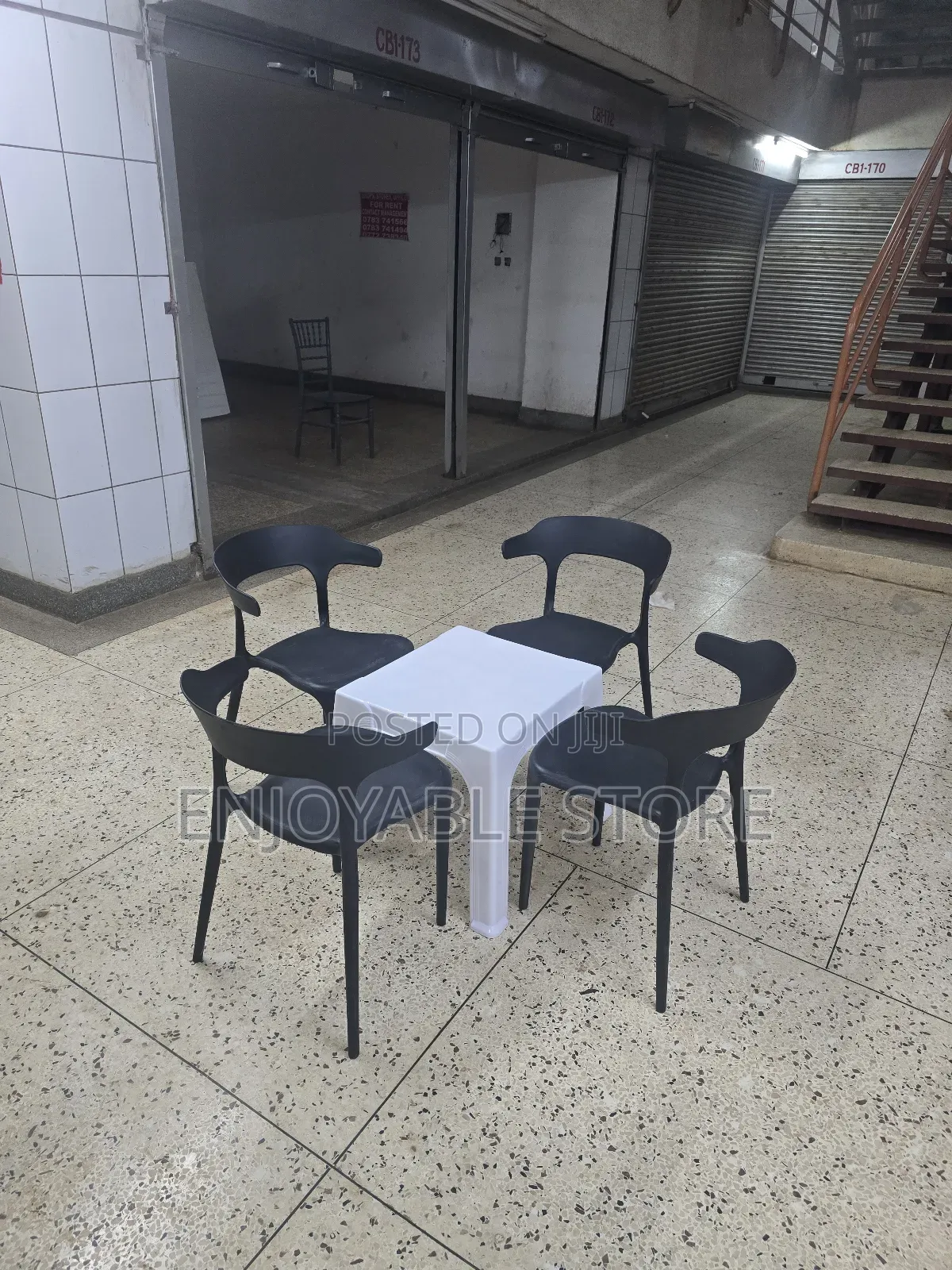 Whitic Plastic Table and Chairs Plastic Table and Chairs