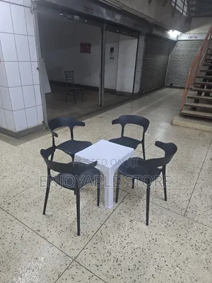 Whitic Plastic Table and Chairs Plastic Table and Chairs