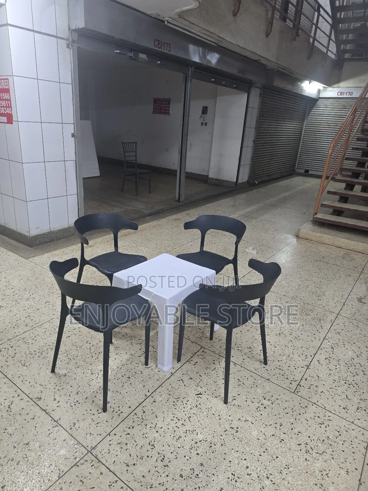 Whitic Plastic Table and Chairs Plastic Table and Chairs
