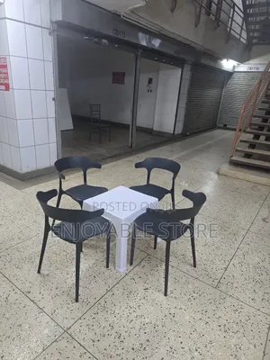 Whitic Plastic Table and Chairs Plastic Table and Chairs