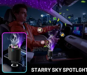 Starlight Retractable Car Charger With Aromatherapy