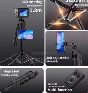 C12 Ai Face-Tracking Tripod Selfie Stick