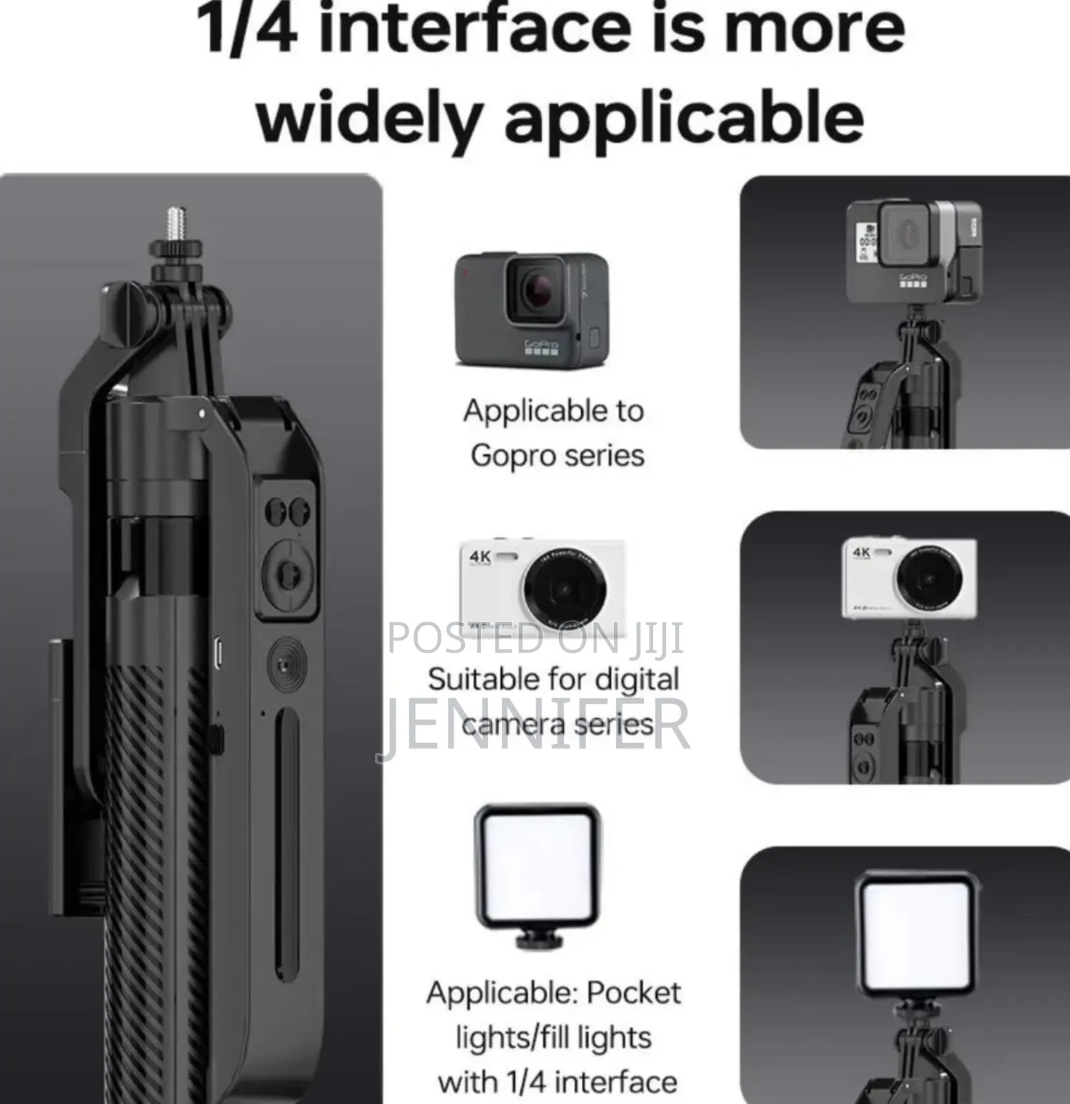 C12 Ai Face-Tracking Tripod Selfie Stick