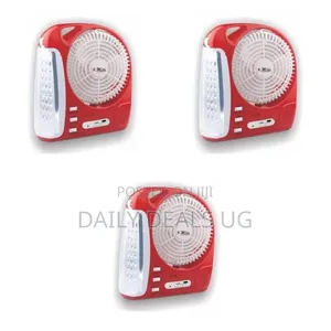 Electro Master 6-in-1 Rechargeable Fan With Led Light Bluetooth