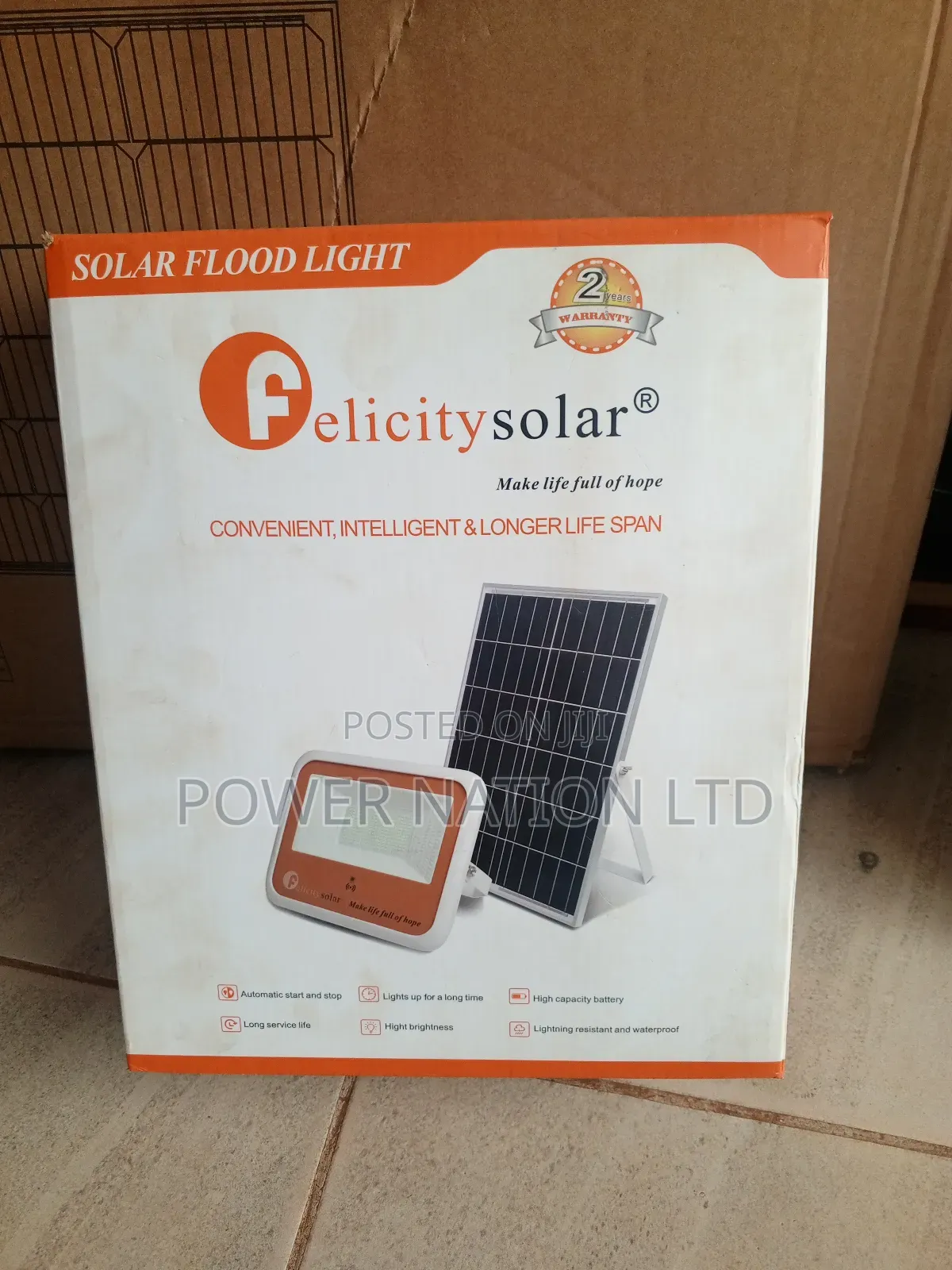 150w Felicity Outdoor Solar Flood Light