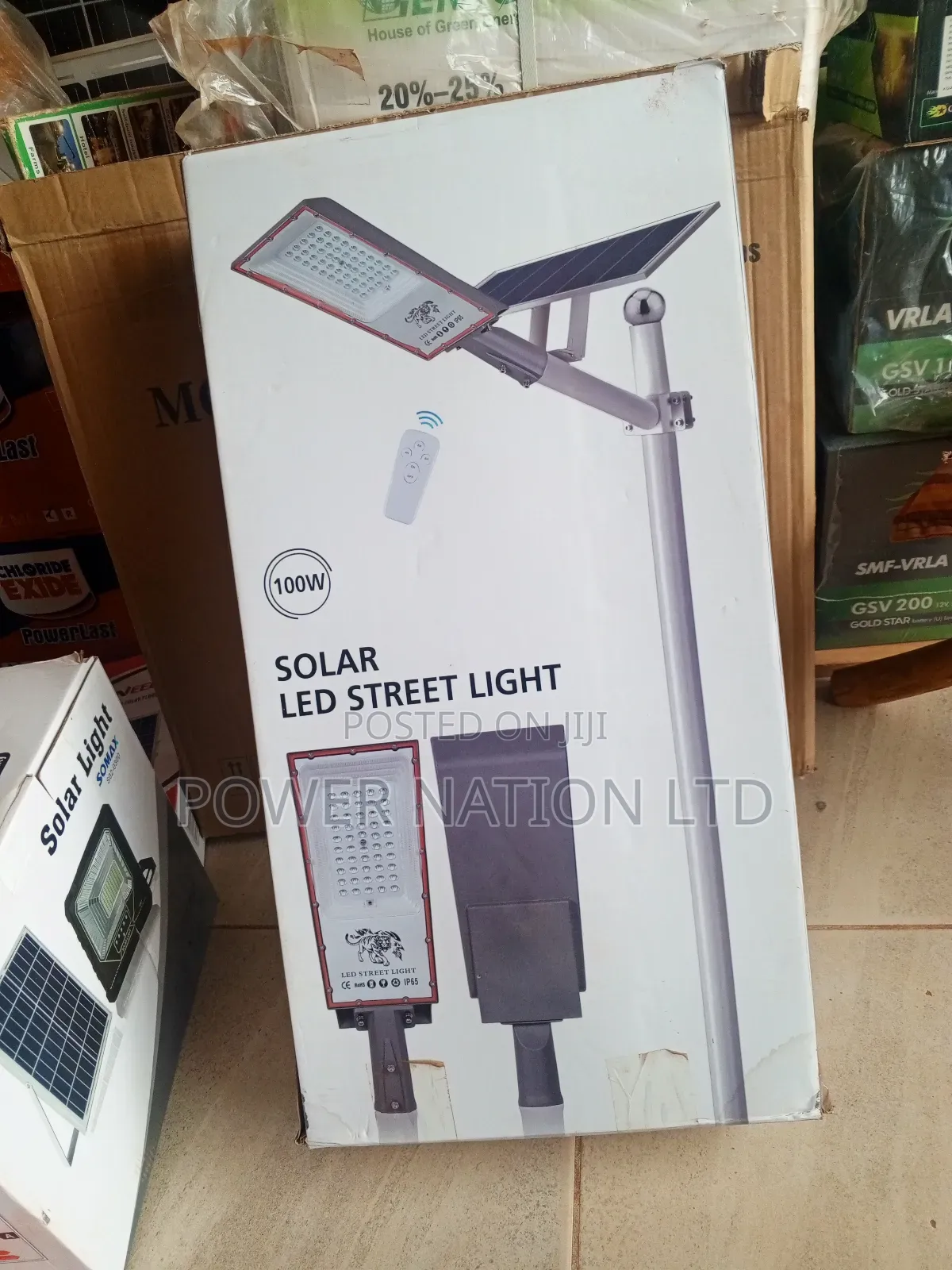 100w Led Solar Street Light With Separate Panel