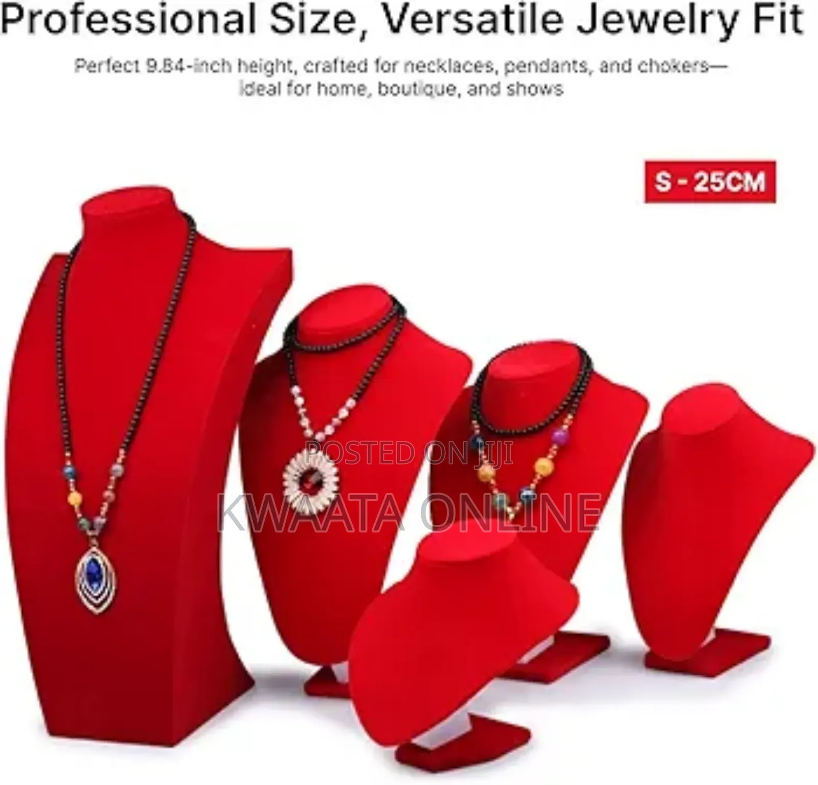 Fashion Necklace Display Bust Rack Shelf Pendant Decoration Model