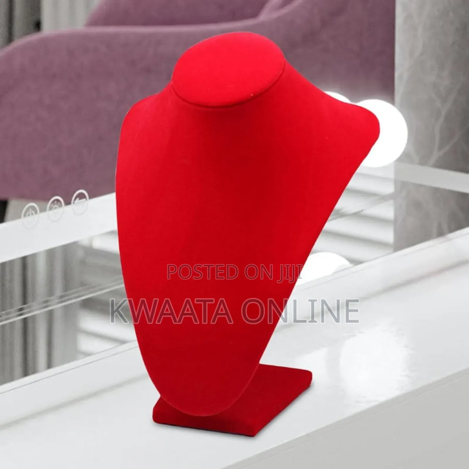 Fashion Necklace Display Bust Rack Shelf Pendant Decoration Model