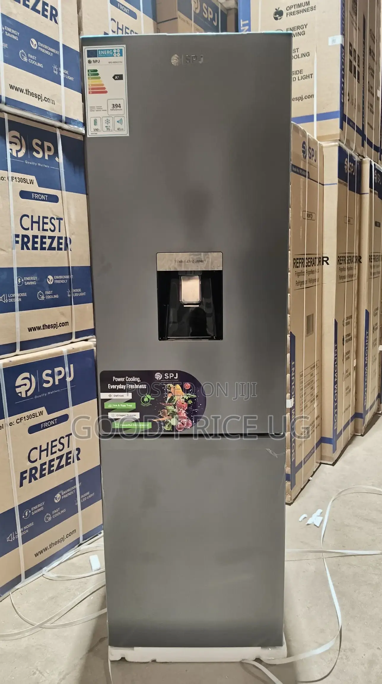 Spj Refrigerator With A Water Dispenser. 379l