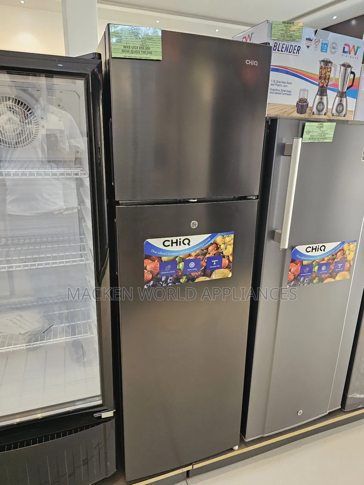 220l Chiq Double Door Fridge Defrost Fride