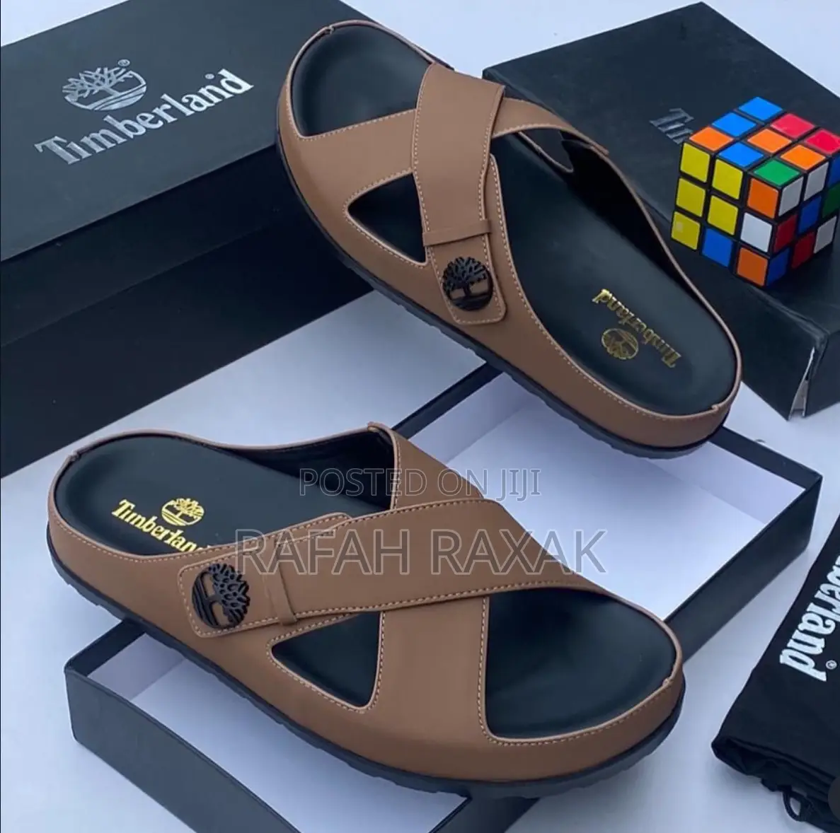 Original Men’S Brown Timberland Cross Sandals