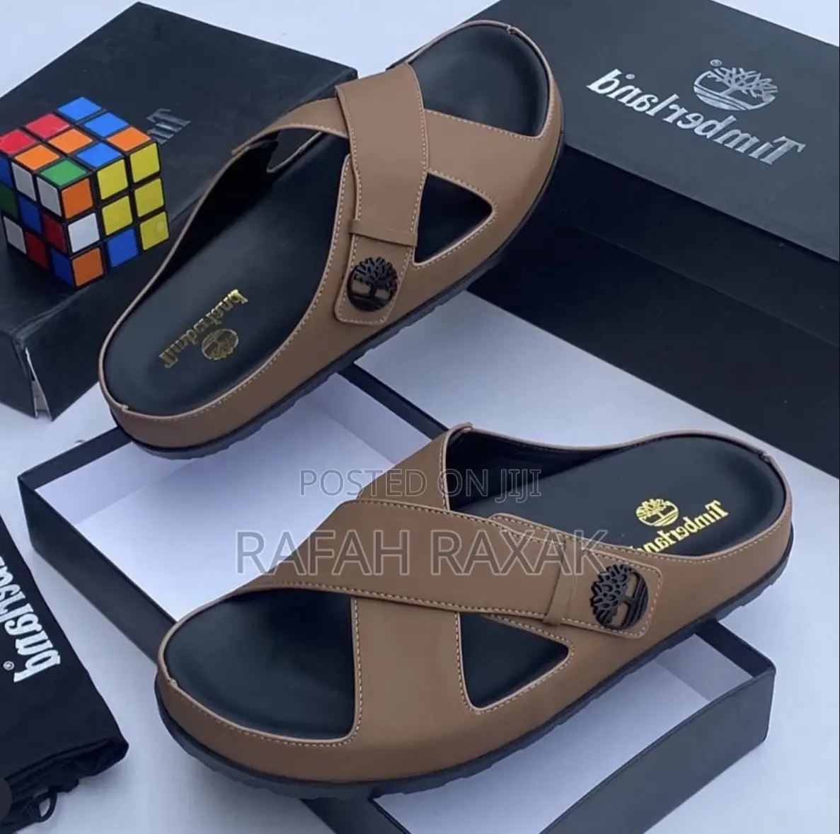 Original Men’S Brown Timberland Cross Sandals