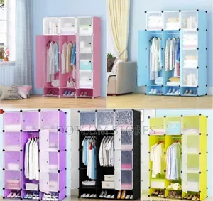 3-Column Plastic Wardrobes