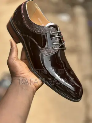 Original Maroon Shinny John Foster Formal/Gentle Shoes