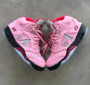 Original Awake Ny X Air Jordan 5 Retro Og Sp “Bubblegum Pink” Sneakers