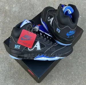 Original Air Jordan 5 Retro X Awake Ny “Boro Racer Blue” Sneakers