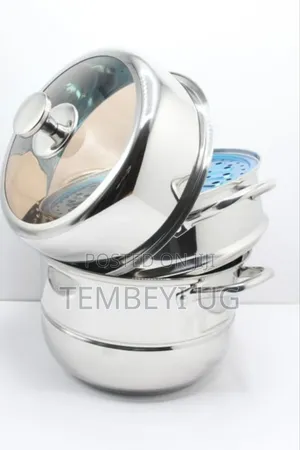 High Grade Stainless Steel 3 Tier Food Steamer