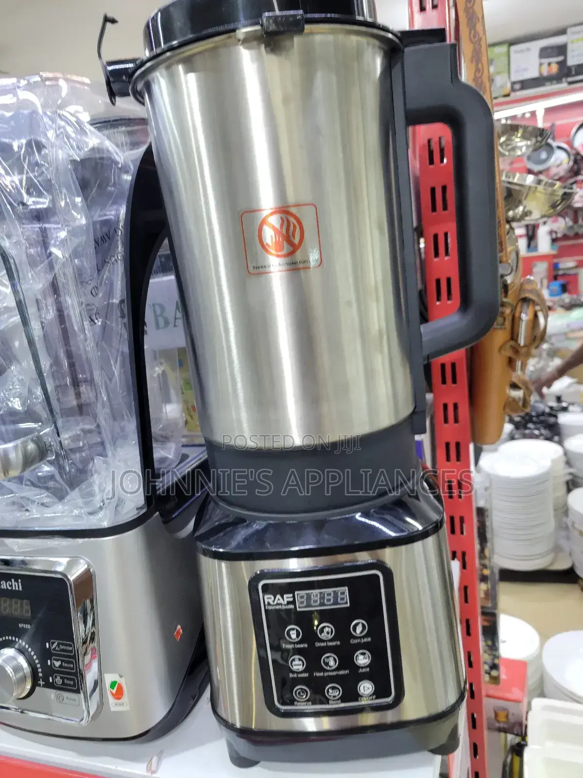 Raf Multifunction Electric Blender Soy Milk Maker – Stainless Steel