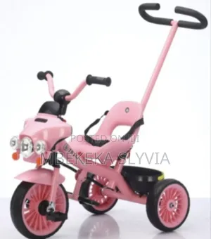 Kid's Tricycle With Sit-Belt and Push Handle 1-4 Years