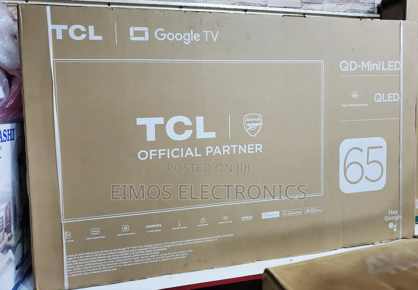 65 Inch TCL Qd Minled Tv