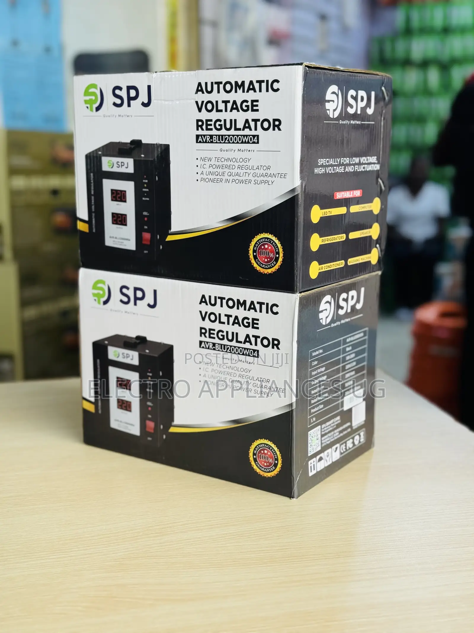 SPJ Avr-Blu2000w04 Automatic Voltage Regulator.