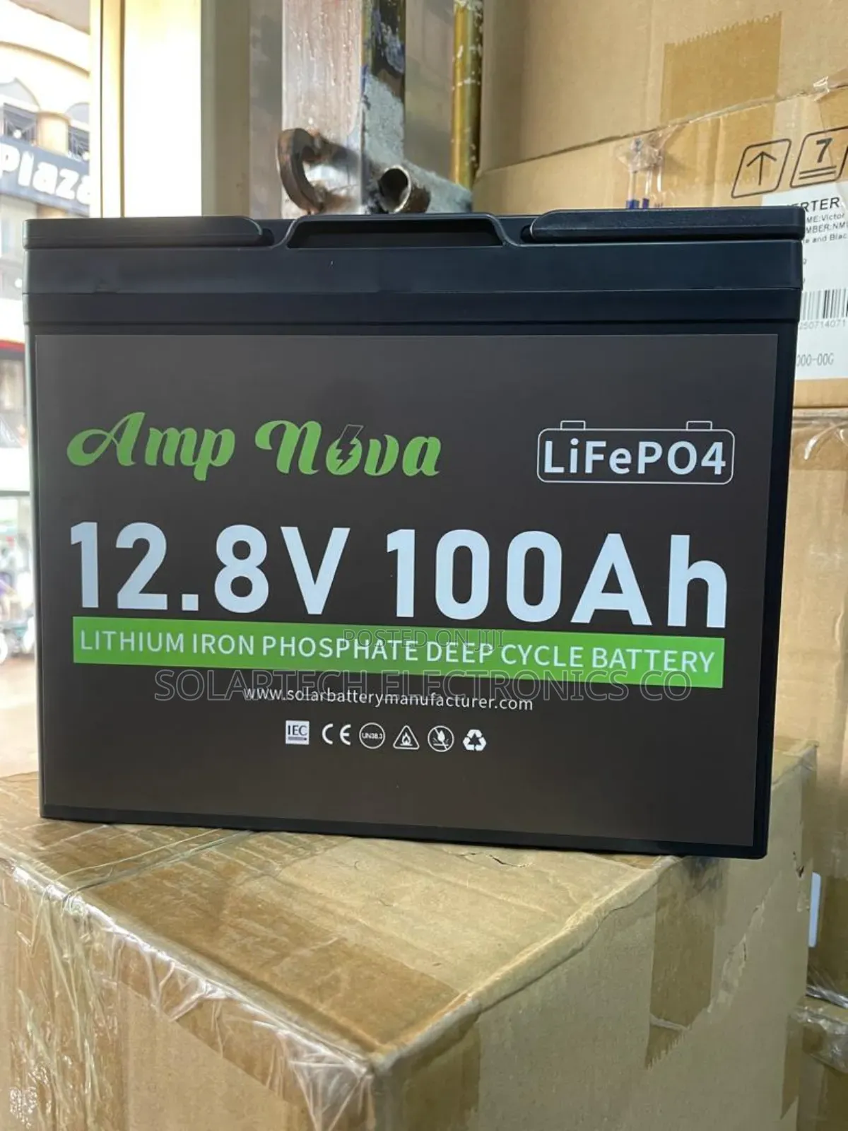 Amp Nova 1.28kwh Lithium Iron Phosphate Solar Battery