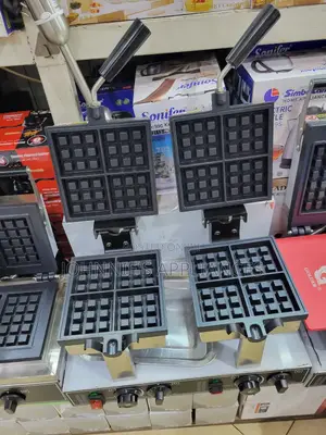 Double Commercial Waffle Maker Machine