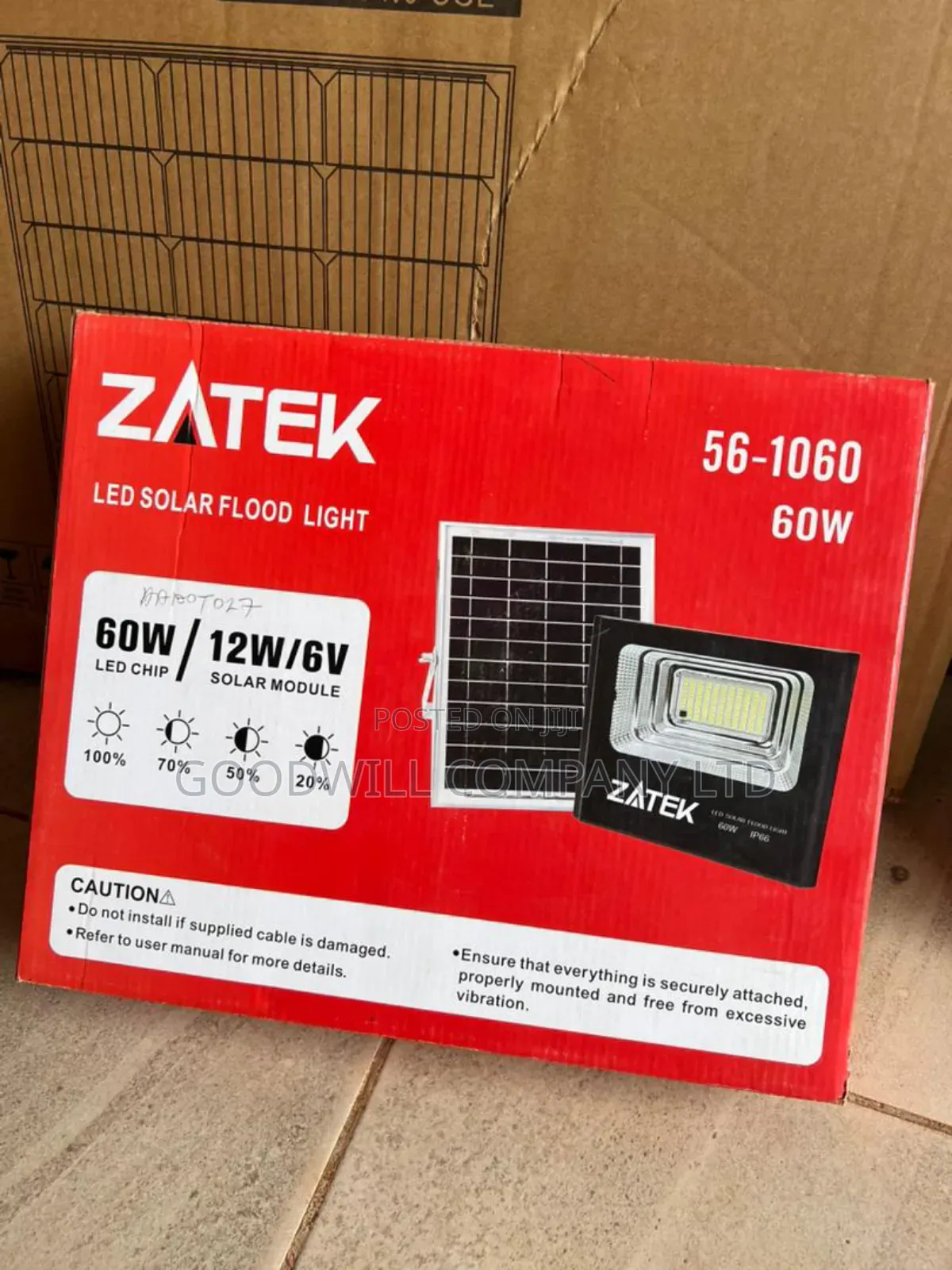 60w Outdoor Solar Flood Light