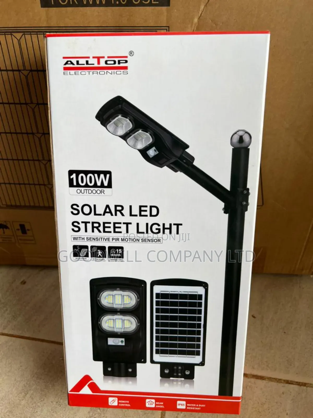 100w Hunt Light Solar Street Light