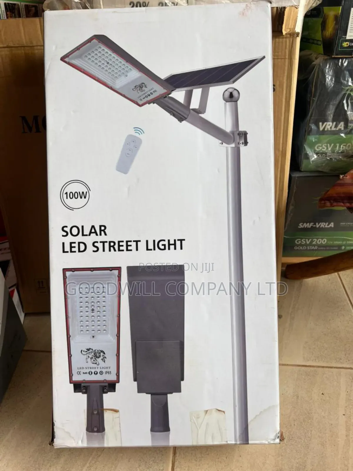 100w Led Solar Security Light With Separate Panel