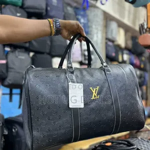 Checkered Duffel Bag, Travel Or Weekend Bag.