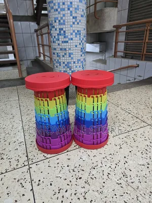 1pc Indoor/Outdoor Plastic Camping Stools
