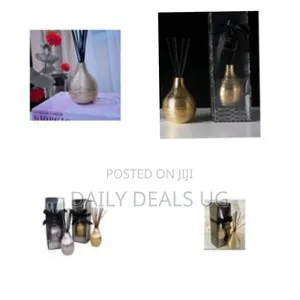 Elegant Gold Scented Reed Diffuser (150ml) - Multicolor