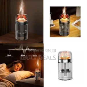 Atmospheric Flame Effect Aroma Diffuser Humidifier - Multicolor