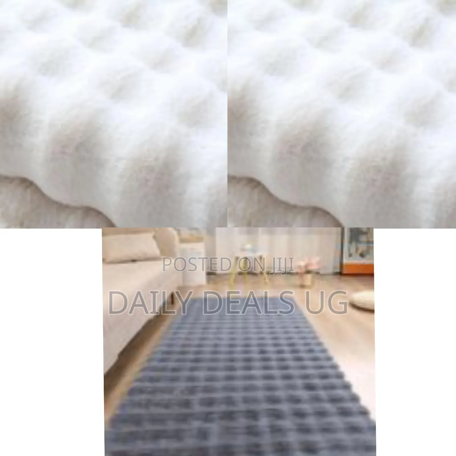 Plush Soft Rectangular Area Rug (60 X 120cm) - Multicolor