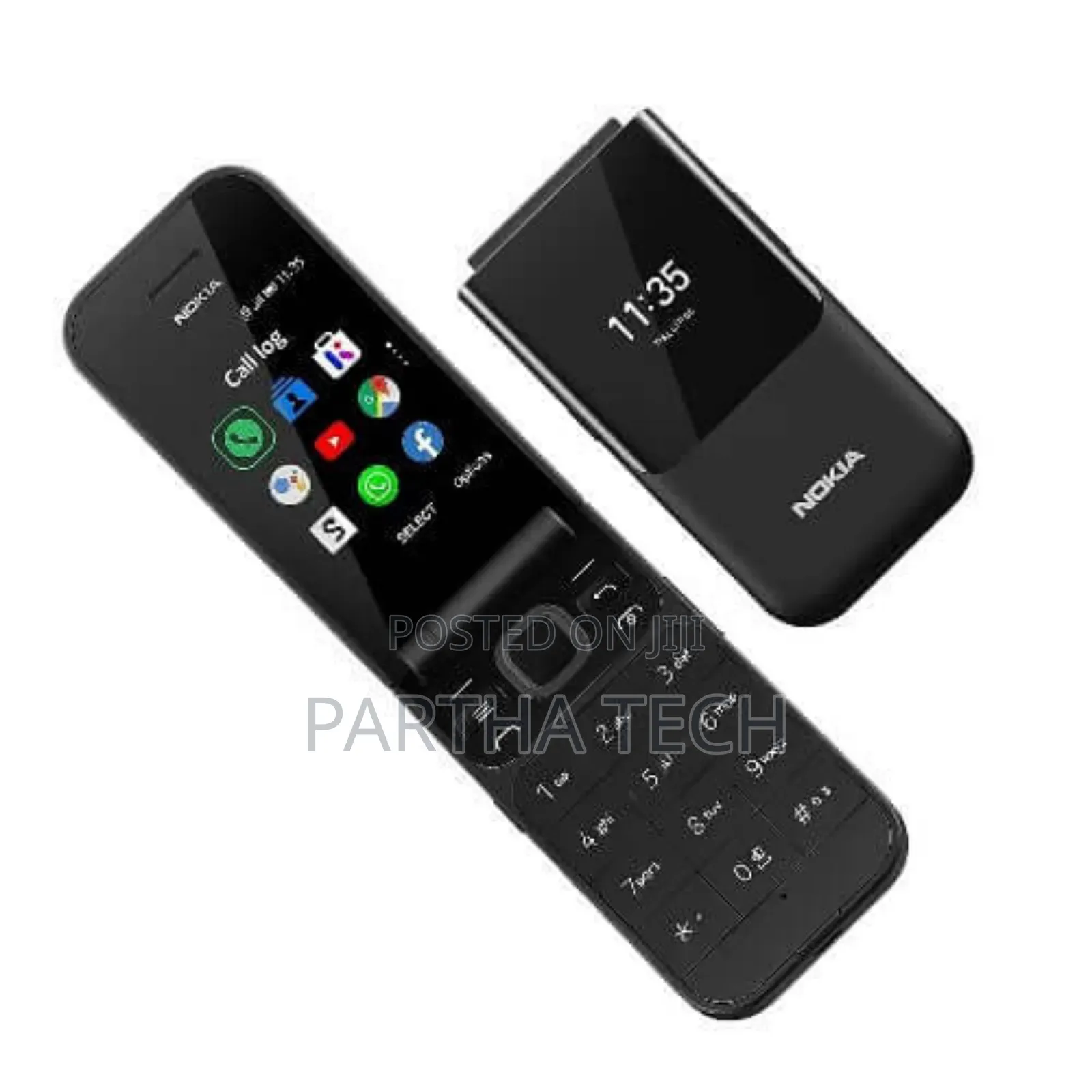 New Nokia 2720 Flip 512 GB Black