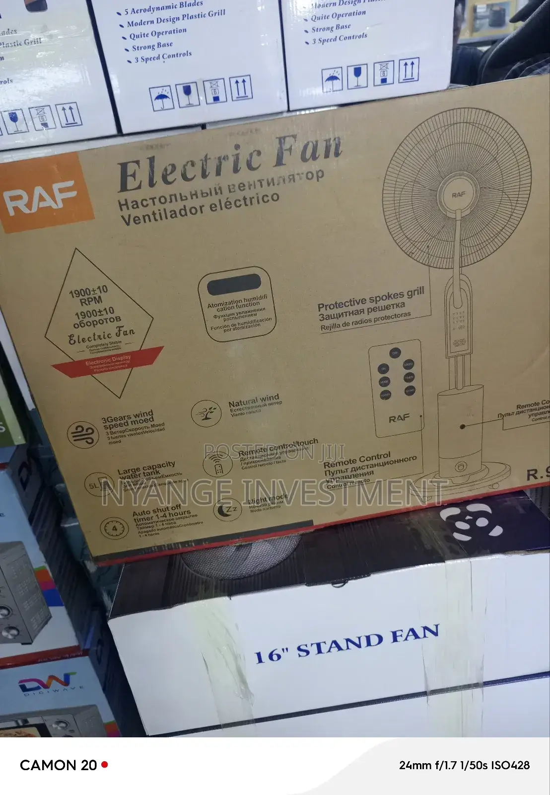 Raf Electric Mist Fan.