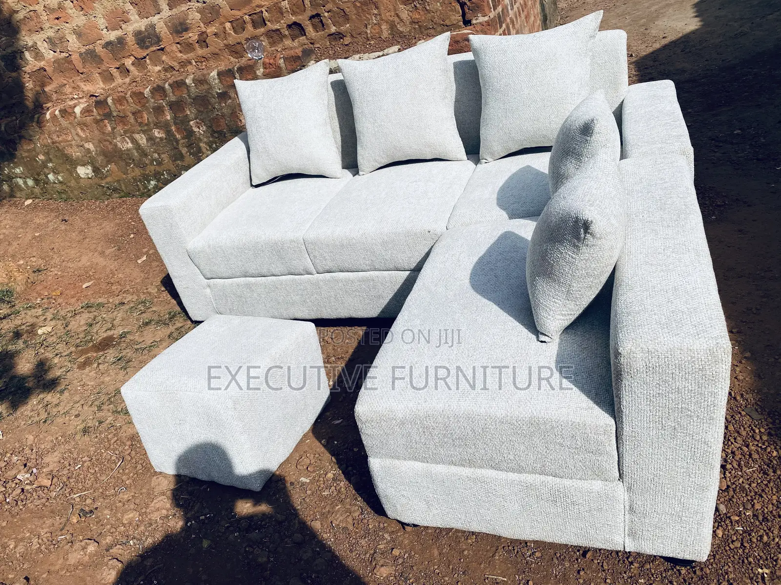 Mini Offwhite L Sofas