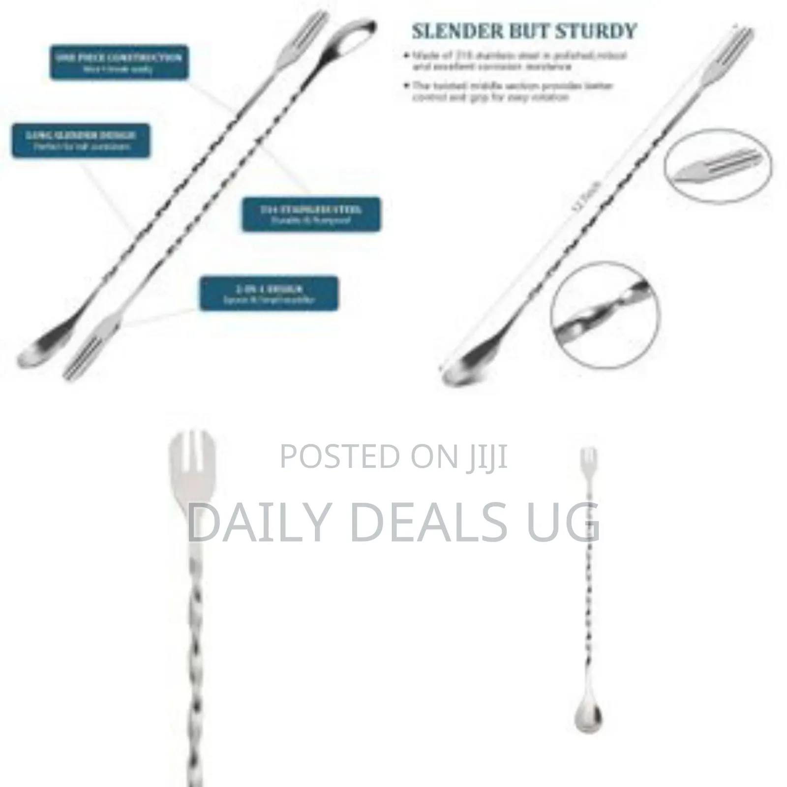 Multi-Functional Stainless Steel Stirring Spoons