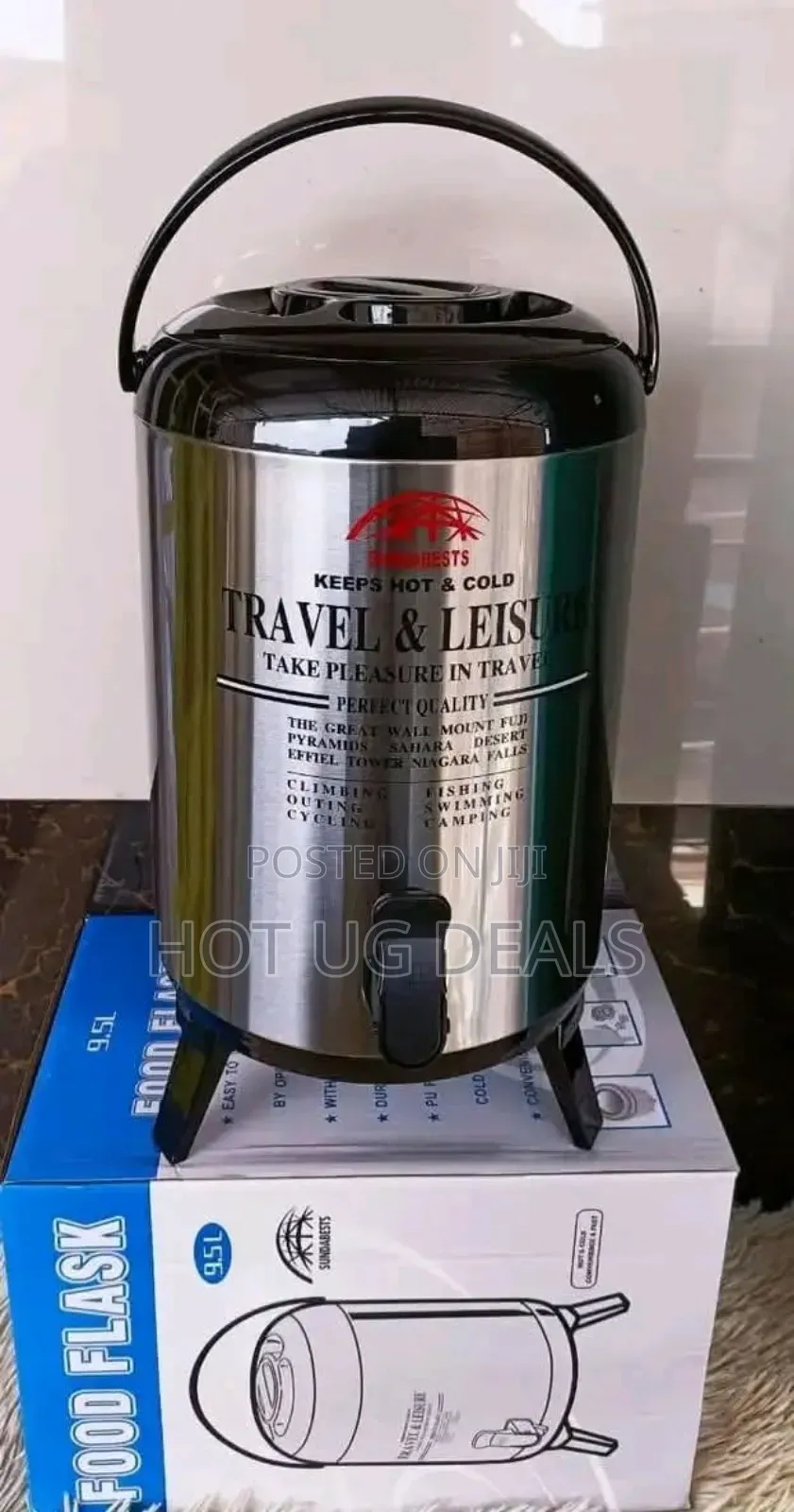 Daydays 9.5 Litres Water Tea Hot & Cold Thermos Flask.