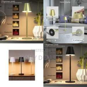 Timjorman Led Cordless Table Lamp - Multicolor