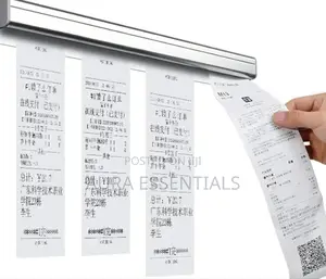 Wall-Mounted Aluminum Slide Check Rack Receipt Holder