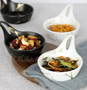 6pcs Small Round Soup Dessert Plates