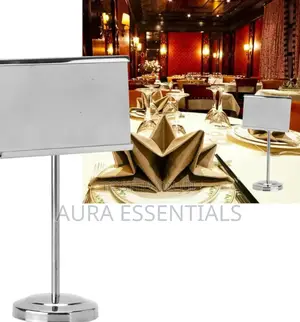 Stainless Steel Table Number Holder