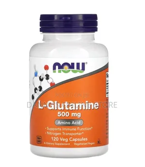 Now L-Glutamine, 500mg, 120 Capsules